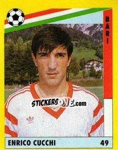 Cromo Enrico Cucchi - Il Grande Calcio 1991 n. 49 - Vallardi