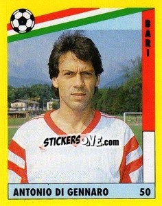 Cromo Antonio Di Gennaro - Il Grande Calcio 1991 n. 50 - Vallardi