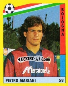 Sticker Pietro Mariani - Il Grande Calcio 1991 n. 58 - Vallardi