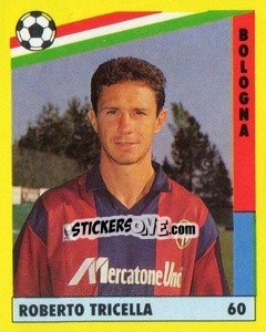 Sticker Roberto Tricella - Il Grande Calcio 1991 n. 60 - Vallardi