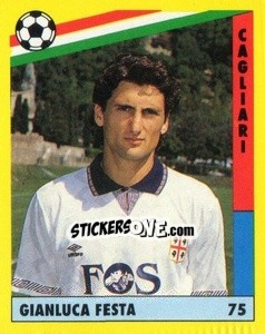 Cromo Gianluca Festa - Il Grande Calcio 1991 n. 75 - Vallardi