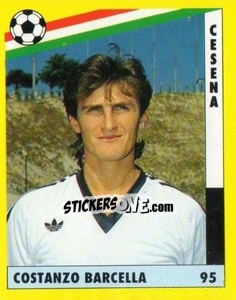 Cromo Costanzo Barcella - Il Grande Calcio 1991 n. 95 - Vallardi