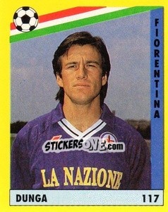 Figurina Dunga - Il Grande Calcio 1991 n. 117 - Vallardi