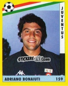 Cromo Adriano Bonaiuti - Il Grande Calcio 1991 n. 159 - Vallardi
