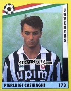 Cromo Pierluigi Casiraghi - Il Grande Calcio 1991 n. 173 - Vallardi