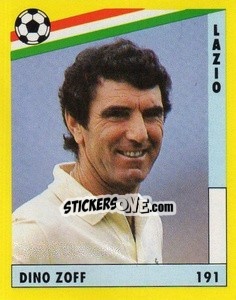 Cromo Dino Zoff - Il Grande Calcio 1991 n. 191 - Vallardi