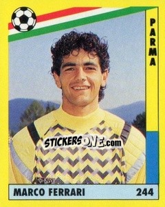Cromo Marco Ferrari - Il Grande Calcio 1991 n. 244 - Vallardi