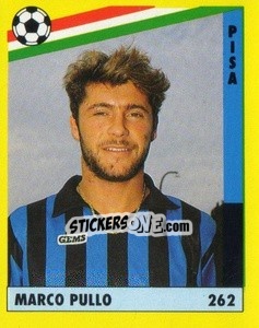 Cromo Marco Pullo - Il Grande Calcio 1991 n. 262 - Vallardi