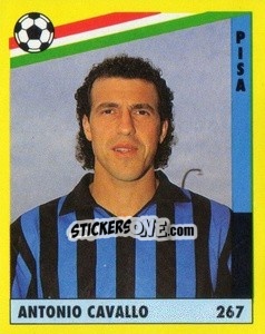 Cromo Antonio Cavallo - Il Grande Calcio 1991 n. 267 - Vallardi