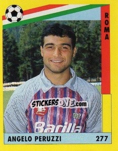 Cromo Angelo Peruzzi - Il Grande Calcio 1991 n. 277 - Vallardi