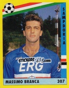 Cromo Marco Branca - Il Grande Calcio 1991 n. 307 - Vallardi