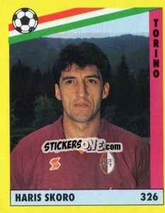 Cromo Haris Škoro - Il Grande Calcio 1991 n. 326 - Vallardi