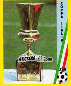 Cromo Coppa Italia - Il Grande Calcio 1991 n. 328 - Vallardi