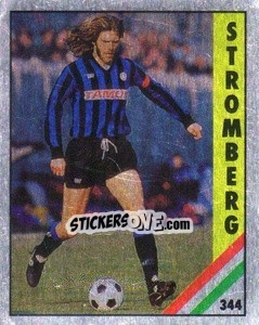 Figurina Strömberg - Il Grande Calcio 1991 n. 344 - Vallardi