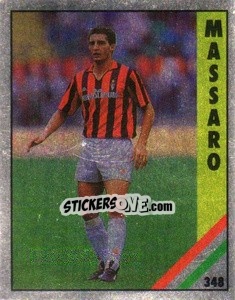 Cromo Massaro - Il Grande Calcio 1991 n. 348 - Vallardi