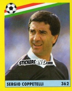 Figurina Sergio Coppetelli - Il Grande Calcio 1991 n. 362 - Vallardi