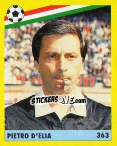 Figurina Pietro D'Elia - Il Grande Calcio 1991 n. 363 - Vallardi