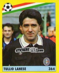 Figurina Tullio Lanese - Il Grande Calcio 1991 n. 364 - Vallardi