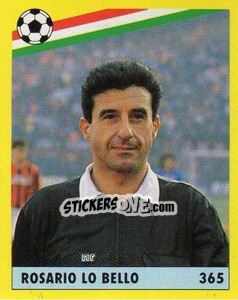 Figurina Rosario Lo Bello - Il Grande Calcio 1991 n. 365 - Vallardi