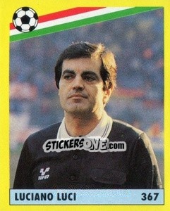 Figurina Luciano Luci - Il Grande Calcio 1991 n. 367 - Vallardi