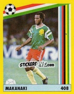 Cromo Makanaki - Il Grande Calcio 1991 n. 408 - Vallardi