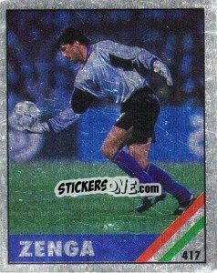 Figurina Zenga - Il Grande Calcio 1991 n. 417 - Vallardi