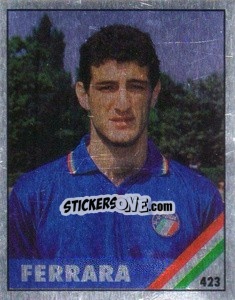 Figurina Ferrara - Il Grande Calcio 1991 n. 423 - Vallardi