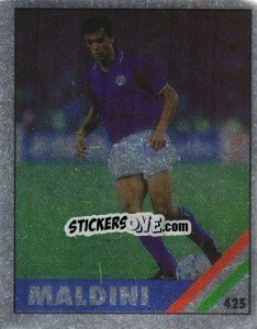 Cromo Maldini - Il Grande Calcio 1991 n. 425 - Vallardi