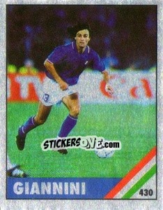 Figurina Giannini - Il Grande Calcio 1991 n. 430 - Vallardi