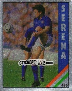 Cromo Serena - Il Grande Calcio 1991 n. 436 - Vallardi