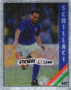 Figurina Schillaci - Il Grande Calcio 1991 n. 437 - Vallardi