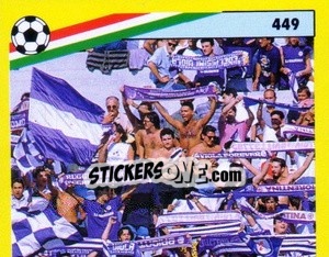 Figurina Fiorentina - Il Grande Calcio 1991 n. 449 - Vallardi