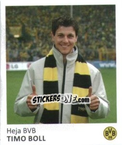 Figurina Timo Boll - Bvb 09. Echte Liebe! n. 92 - Juststickit
