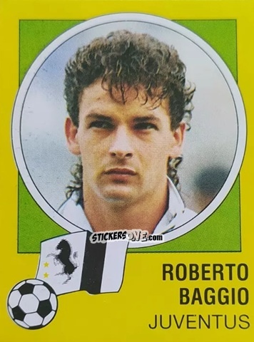 Figurina Roberto Baggio - Calcio 1990-1991 n. 145 - Junior Stickers