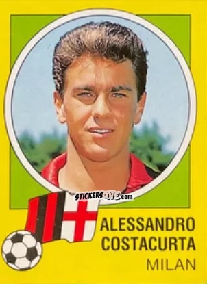 Cromo Alessandro Costacurta - Calcio 1990-1991 n. 193 - Junior Stickers