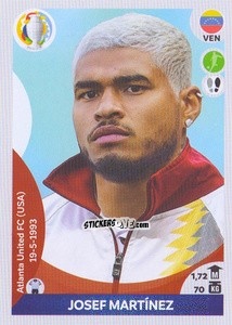 Cromo Josef Martínez - CONMEBOL Copa América 2021 Preview n. 330 - Panini