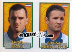 Cromo Kralj / Mihajlovic  - UEFA Euro Belgium-Netherlands 2000 n. 135 - Merlin