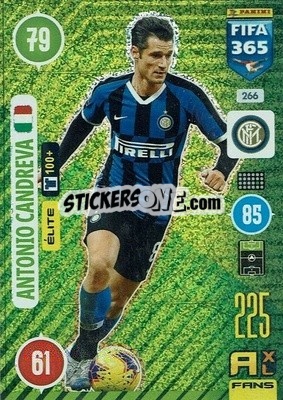 Figurina Antonio Candreva - FIFA 365: 2020-2021. Adrenalyn XL n. 266 - Panini