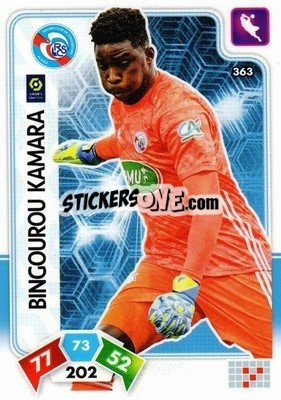 Figurina Bingourou Kamara - Foot 2020-2021. Adrenalyn Xl n. 363 - Panini