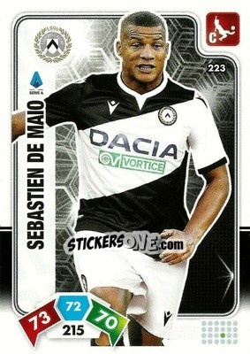 Cromo Sebastien De Maio - Calciatori 2020-2021. Adrenalyn XL n. 223 - Panini