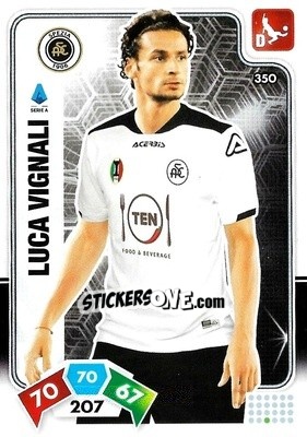 Sticker Luca Vignali - Calciatori 2020-2021. Adrenalyn XL n. 350 - Panini