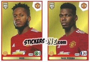 Figurina Fred / Paul Pogba - FIFA 365 2021 n. 62 - Panini