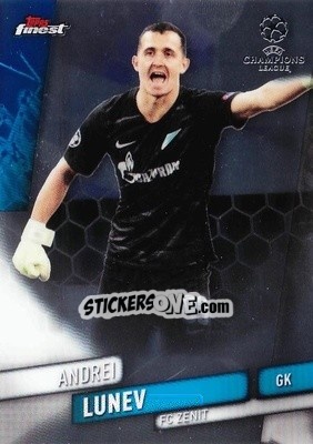 Cromo Andrei Lunev - UEFA Champions League Finest 2019-2020 n. 33 - Topps