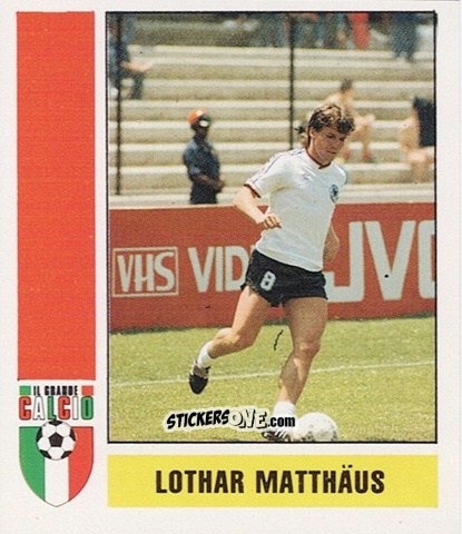 Figurina Lothar Matthaus - Il Grande Calcio 1987-1988 n. 353 - Vallardi