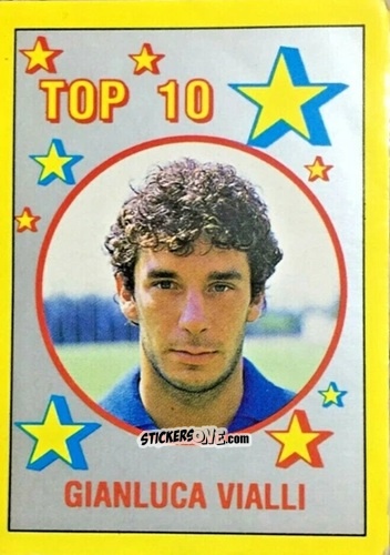 Sticker Gianluca Vialli - Il Grande Calcio 1988-1989 n. 310 - Vallardi