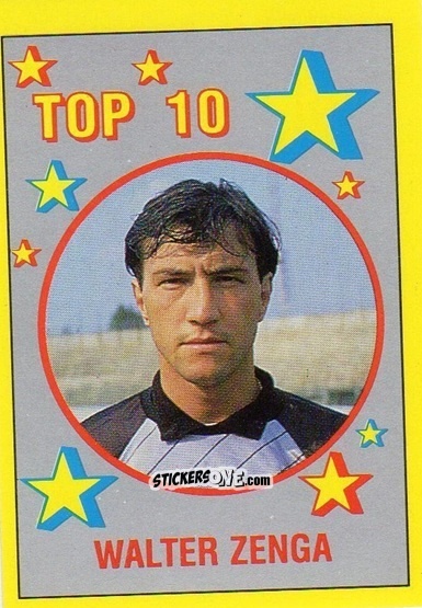 Figurina Walter Zenga - Il Grande Calcio 1988-1989 n. 316 - Vallardi
