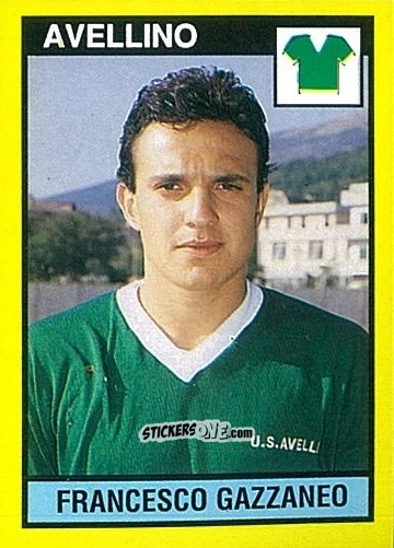 Cromo Francesco Gazzaneo - Il Grande Calcio 1988-1989 n. 340 - Vallardi