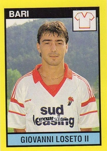Sticker Giovanni Loseto II - Il Grande Calcio 1988-1989 n. 347 - Vallardi