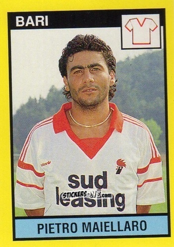 Cromo Pietro Maiellaro - Il Grande Calcio 1988-1989 n. 350 - Vallardi
