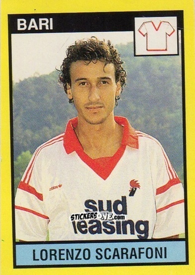 Sticker Lorenzo Scarafoni - Il Grande Calcio 1988-1989 n. 353 - Vallardi
